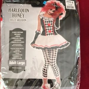 Harlequin honey Halloween